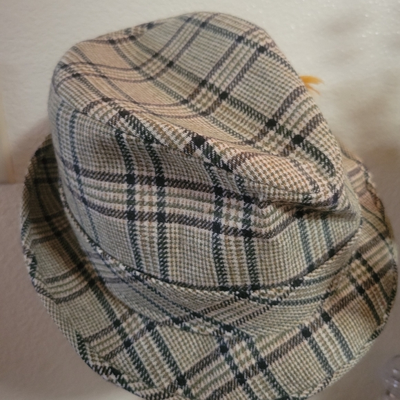 Pendelton Tweed Fedora Plaid Grandpa Hat - Picture 3 of 5